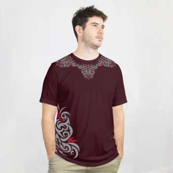 تيشيرت بنقشة شرقية فريدة